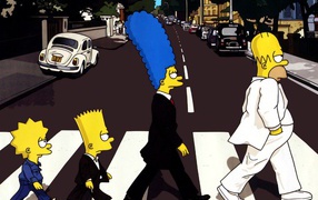 Simpsons Beatles