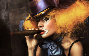 Клоун с сигарой