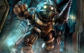 Монстр из игры Биошок