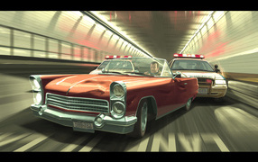 ГТА IV погоня в тунеле