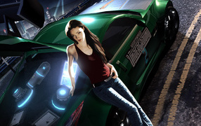 NFS Underground 2 Красивая девушка