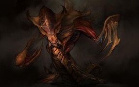 Зерг из игры Star Craft 2