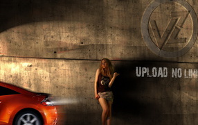 Голосующая девушка