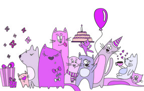 Cats Birthday Party