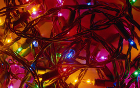 Color garland / Christmas
