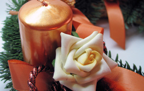 Праздничная свеча / Рождество