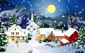 Снежный городок / Рождество