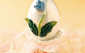 Украшенное Пасхальное яйцо