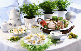 Holiday Table at Easter