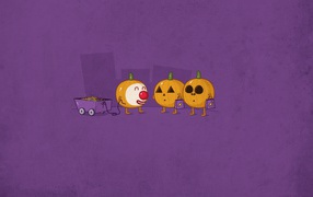 Funny pumpkins