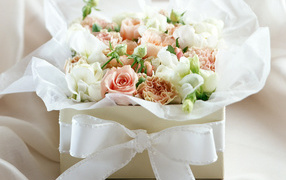 A box of flowers