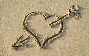 Рисунок на песке