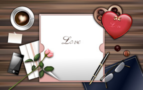 Письмо о любви на День Святого Валентина