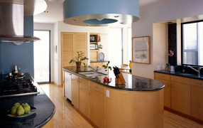 Beautiful design of modern kitchen