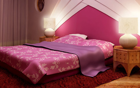 Bedroom bed tone