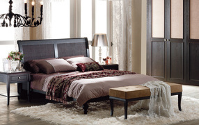 Стильная спальная комната