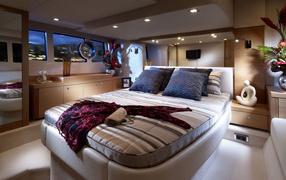 Cabin on a yacht