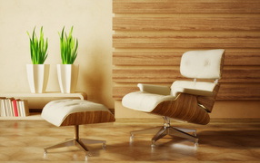 Кресло в комнате