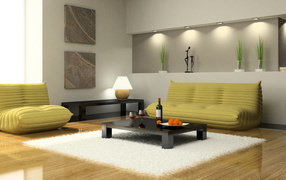 Дизайн гостинной