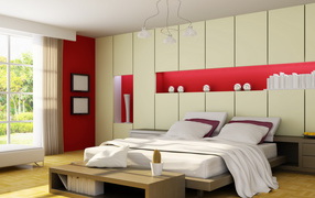 Интерьер спальной комнаты