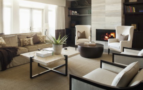 Интерьер гостинной