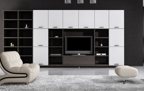 Просторная гостинная