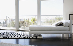 Белая спальная комната