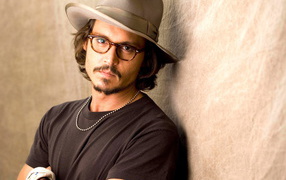 Johnny Depp a hat