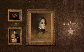 Portrait of Michael Jackson