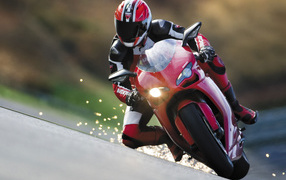 Гонщик на Ducatti