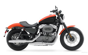 The legendary Harley Davidson motorcycle