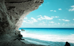 Красивое голубое море