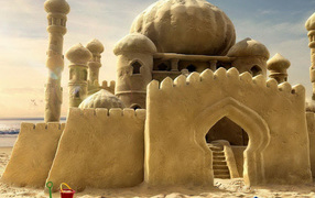 Дворец из песка
