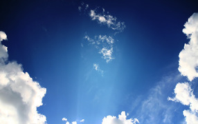 Лучи сквозь облака