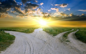 В чистом поле