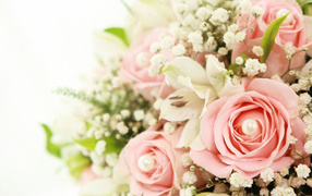 Букет с розами