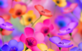 Яркие цветочки