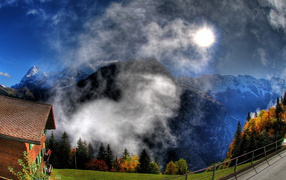 Красивый горный пейзаж