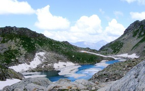 Озеро среди вершин