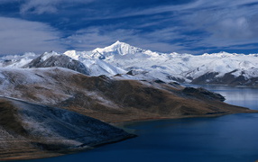 Озеро среди гор