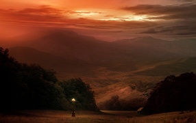 Одинокий фонарь