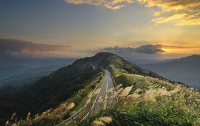 Дорога по вершинам гор