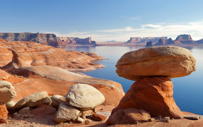 Юта, горное озеро Пауэлл