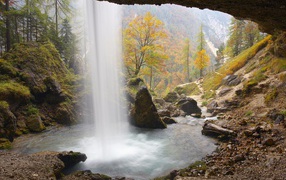 Вид из пещеры