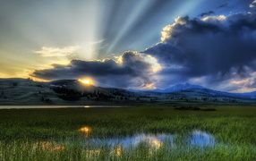 Рассвет над долиной