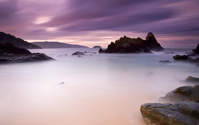 Туман на берегу