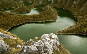 Извилистая река