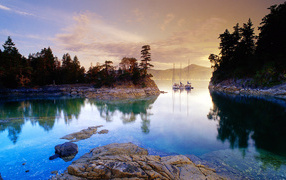 Очень чистое озеро