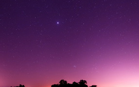 Фиолетовое небо