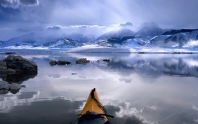 Прогулка по горному озеру